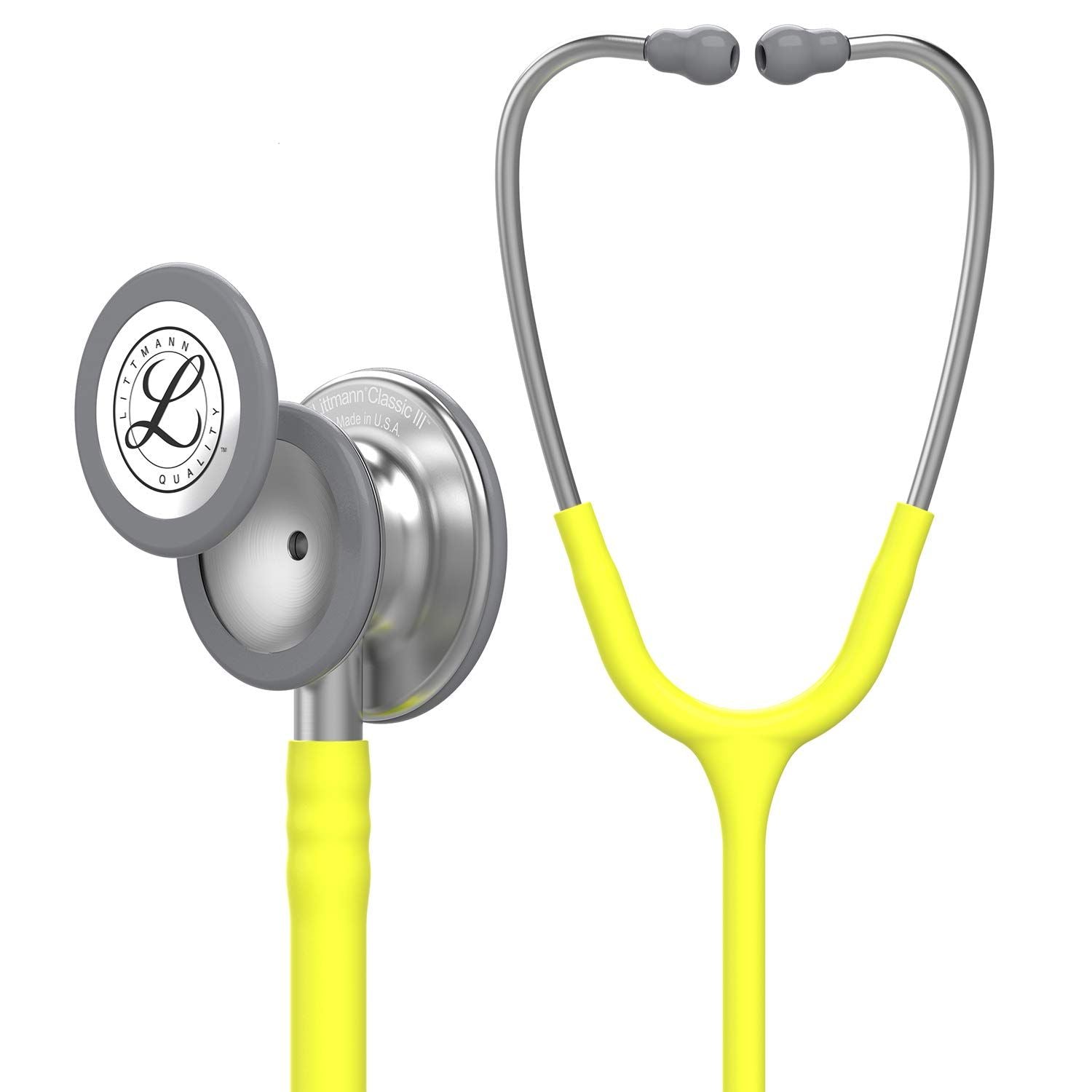 3M™ Littmann® Classic III™ Monitoring Stethoscope, Lemon-Lime Tube, 27 in, 5839 - Surgismart