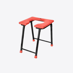 Medvance Portable Folding Commode Stool, Square - Surgismart