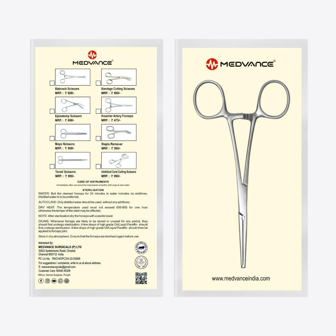 Medvance Koucher Artery Forceps - Surgismart