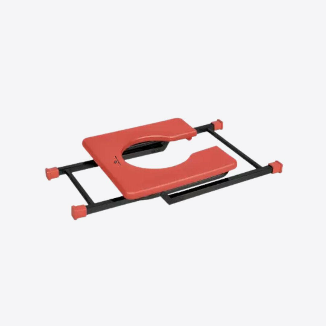 Medvance Portable Folding Commode Stool, Square - Surgismart