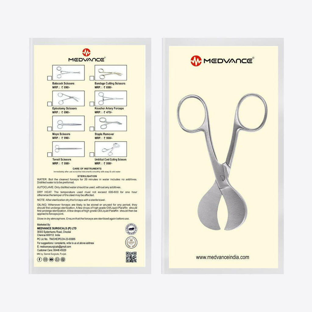 Medvance Umbilical Cord Cutting Scisors - Surgismart