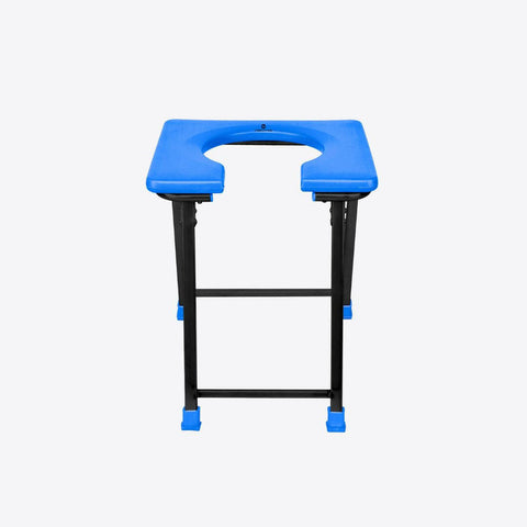 Medvance Portable Folding Commode Stool, Square - Surgismart
