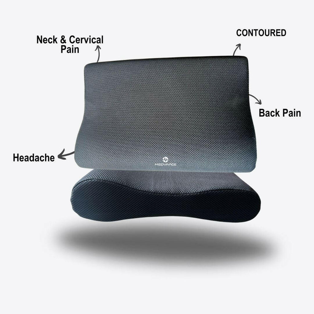 Medvance Cervical Pillow, Mesh Black - Surgismart