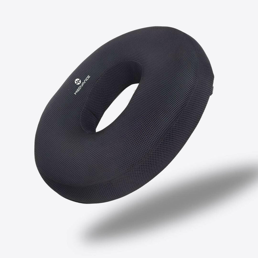 Medvance Orthopedic Donut Cushion, Mesh Black - Surgismart