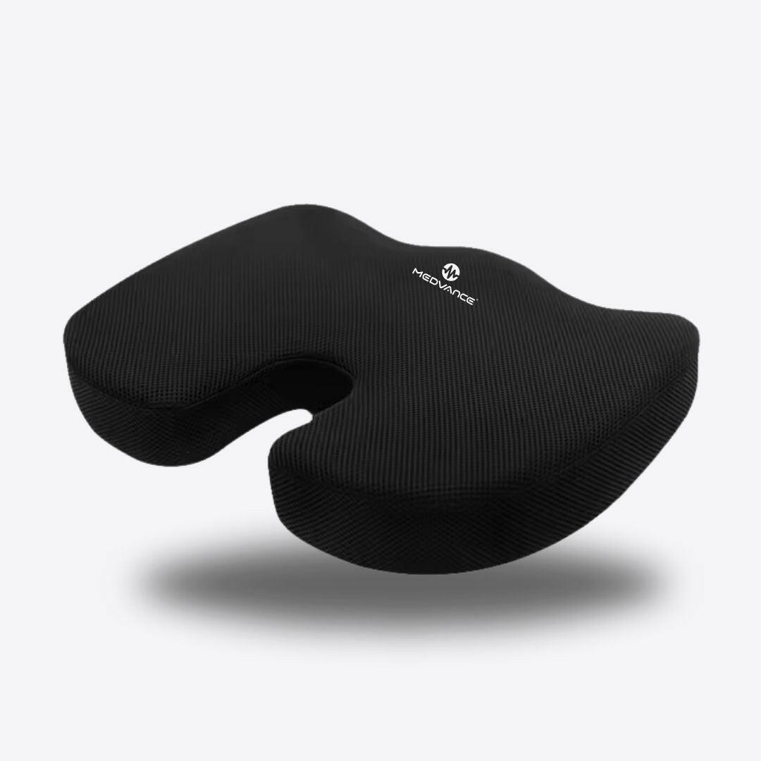 Medvance Orthopedic Coccyx Cushion, Mesh Black - Surgismart