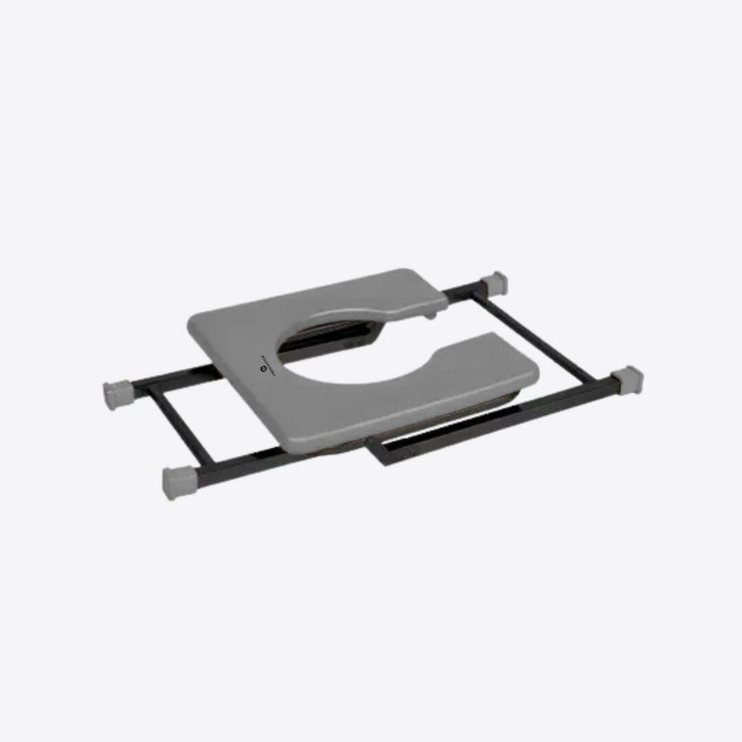 Medvance Portable Folding Commode Stool, Square - Surgismart