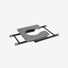 Medvance Portable Folding Commode Stool, Square - Surgismart