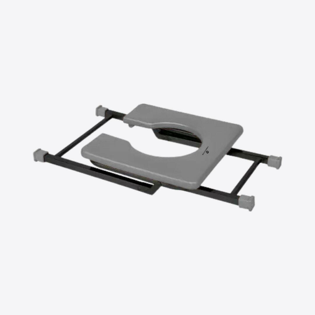 Medvance Portable Folding Commode Stool, Square - Surgismart