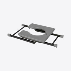Medvance Portable Folding Commode Stool, Square - Surgismart