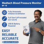 Medtech Automatic Digital BP Machine Blood Pressure Monitor BP18 - Surgismart