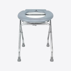 Medvance Portable Folding Commode Stool, Round - Surgismart
