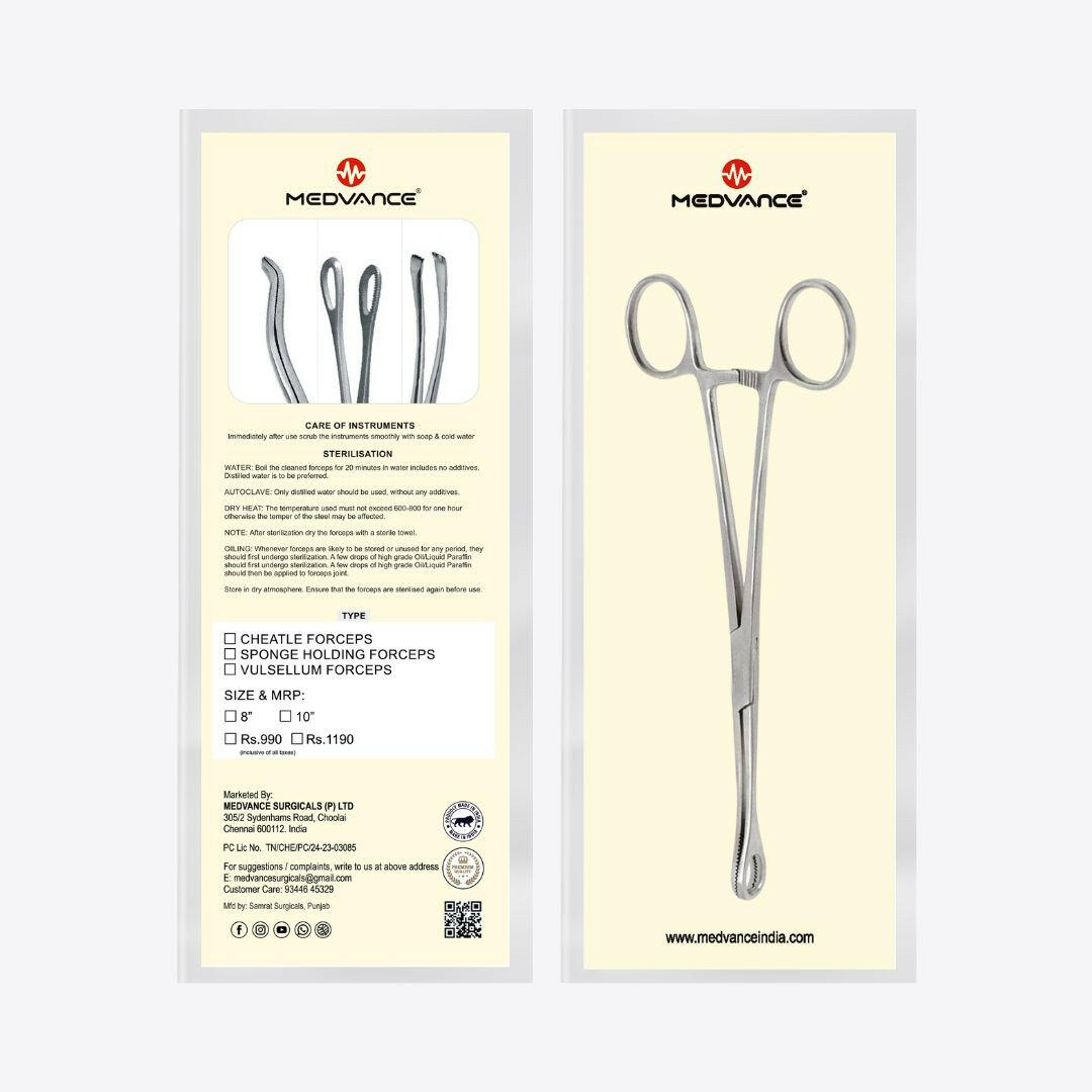 Medvance Sponge Holding Forceps - Surgismart