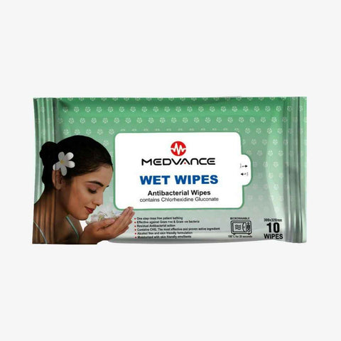Medvance Wet Wipes for Adults (Antibacterial)