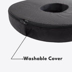 Medvance Orthopedic Donut Cushion, Mesh Black - Surgismart