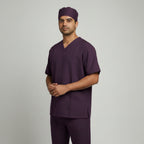 Classic Scrub Suit, WIne