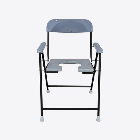 Medvance Portable Folding Commode Chair, Powder Coated, 313 - Surgismart