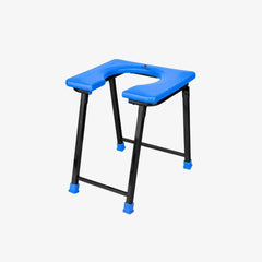 Medvance Portable Folding Commode Stool, Square