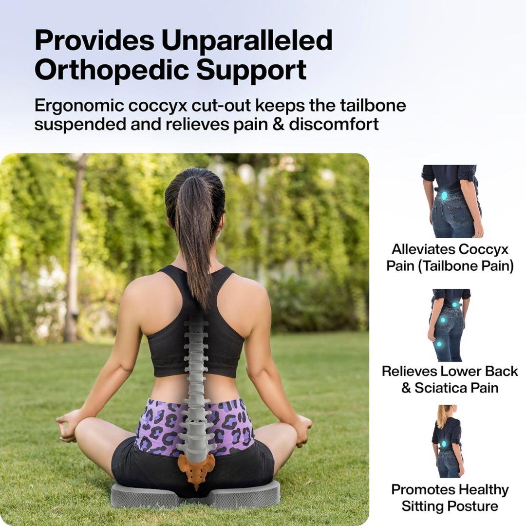 Medvance Memory Foam Coccyx Seat Cushion Pro - Surgismart