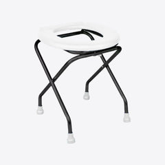 Medvance Portable Folding Commode Stool, Round - Surgismart