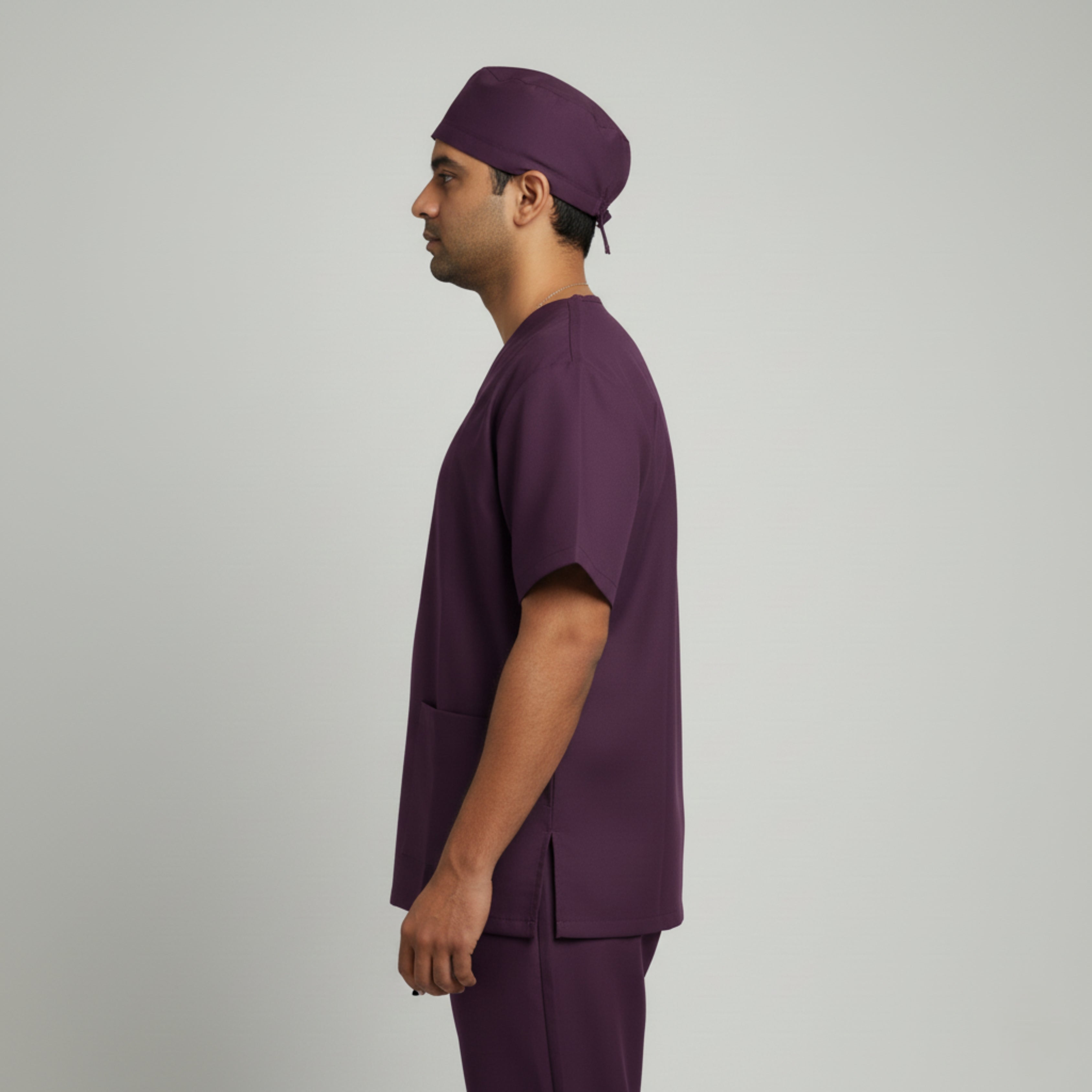 Classic Scrub Suit, WIne