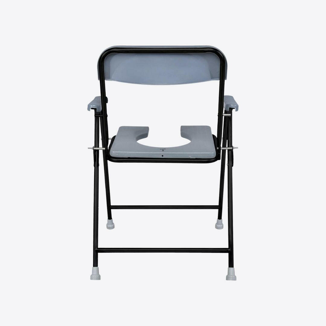 Medvance Portable Folding Commode Chair, Powder Coated, 313 - Surgismart