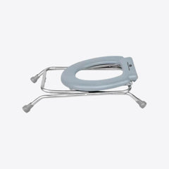 Medvance Portable Folding Commode Stool, Round - Surgismart