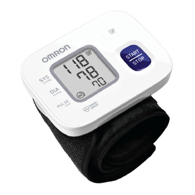 Omron HEM 6161 Fully Automatic Wrist Blood Pressure Monitor - Surgismart