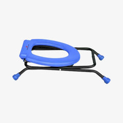 Medvance Portable Folding Commode Stool, Round