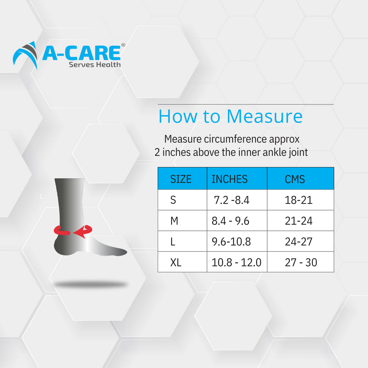 Acare Anklet (Delux) - Surgismart