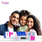Amkay Digital Thermometer With Quick Measurement of Oral & Underarm Temperature in Celsius & Fahrenheit (12 Months Warranty) | Water Resistant for Easy Cleaning (White) - Surgismart