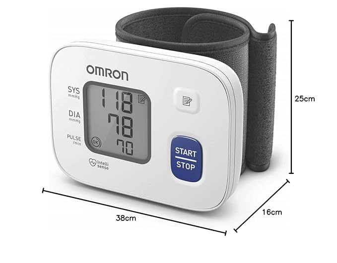 Omron HEM 6161 Fully Automatic Wrist Blood Pressure Monitor - Surgismart