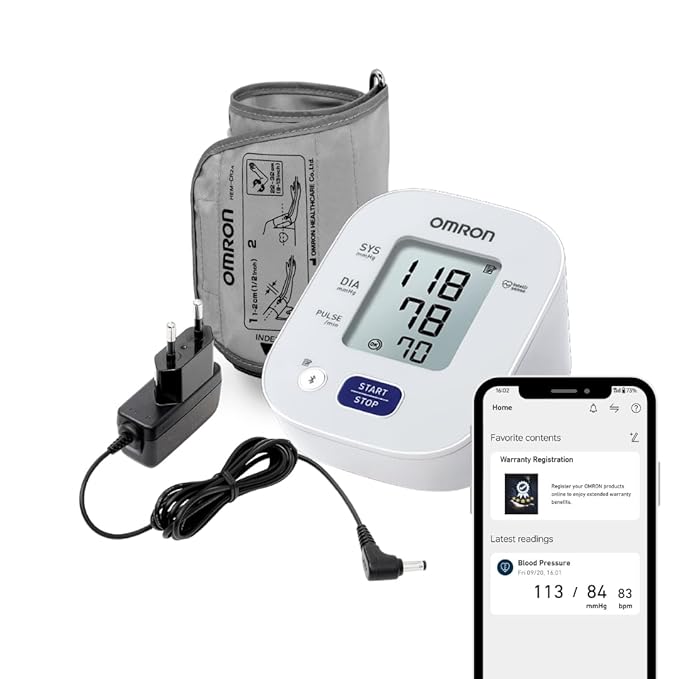 OMRON Digital Bluetooth Blood Pressure Monitor with Cuff Wrapping Guide & Intellisense Technology - HEM 7143T1A - Surgismart