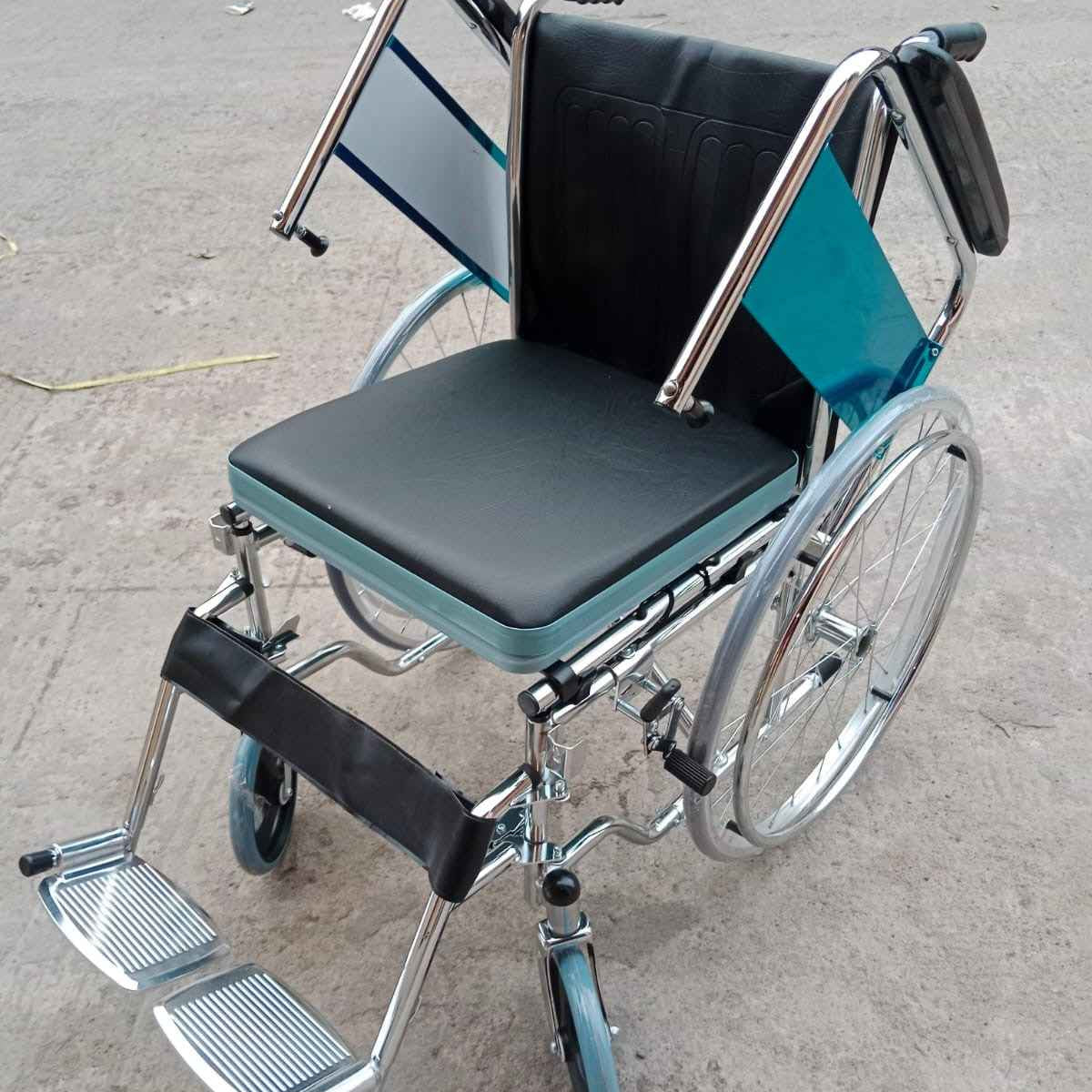 Uphealthy Commode Wheelchair Foldable