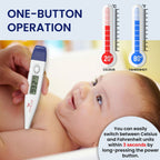 EASYCARE (EC5080) Rigid Digital Thermometer for Kids & Adults - Surgismart