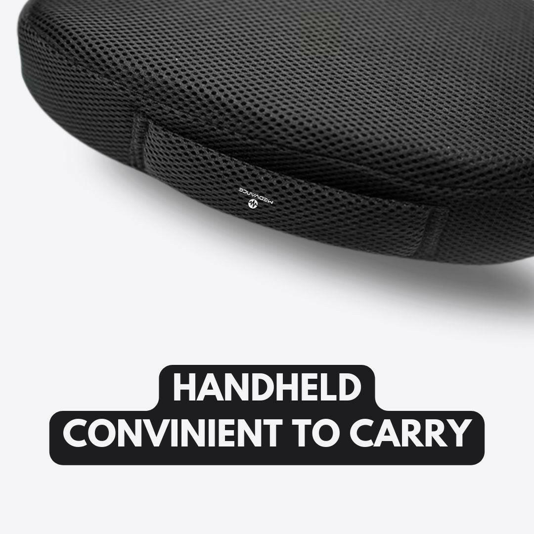 Medvance Orthopedic Coccyx Cushion, Mesh Black - Surgismart