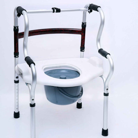 Uphealthy Foldable Shower Chair Cum Walker (6 in 1)