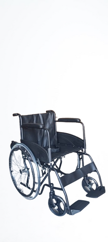 Uphealthy Powder Coated Basic Foldable Wheelchair - Surgismart