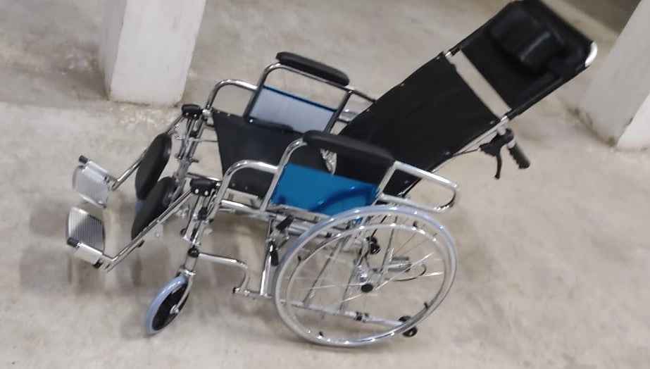 Uphealthy Uphealthy Chrome Plated Reclining Wheelchair