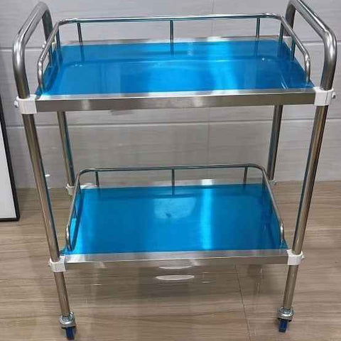 Uphealthy Instrument Trolley Full SS Plain -201G