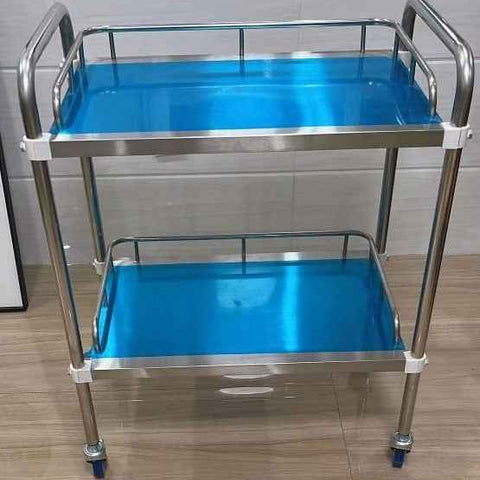 Uphealthy Instrument Trolley Full S.S Plain -304G