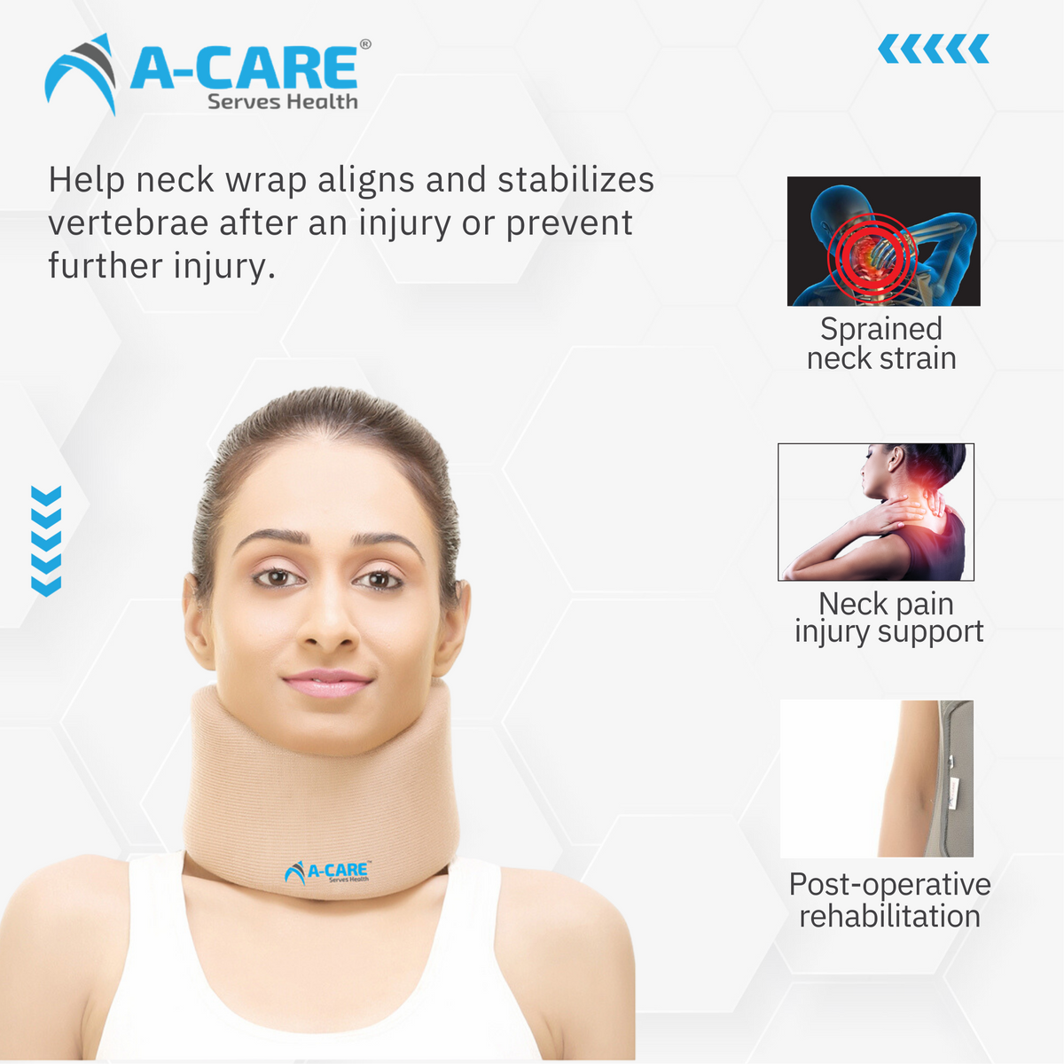 Acare Cervical Collar Boneless (Firm Density) - Surgismart
