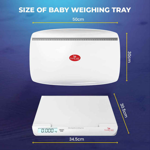 EASYCARE (EC3402) Digital Baby Weighing Scale with Height Meter & Baby Tray