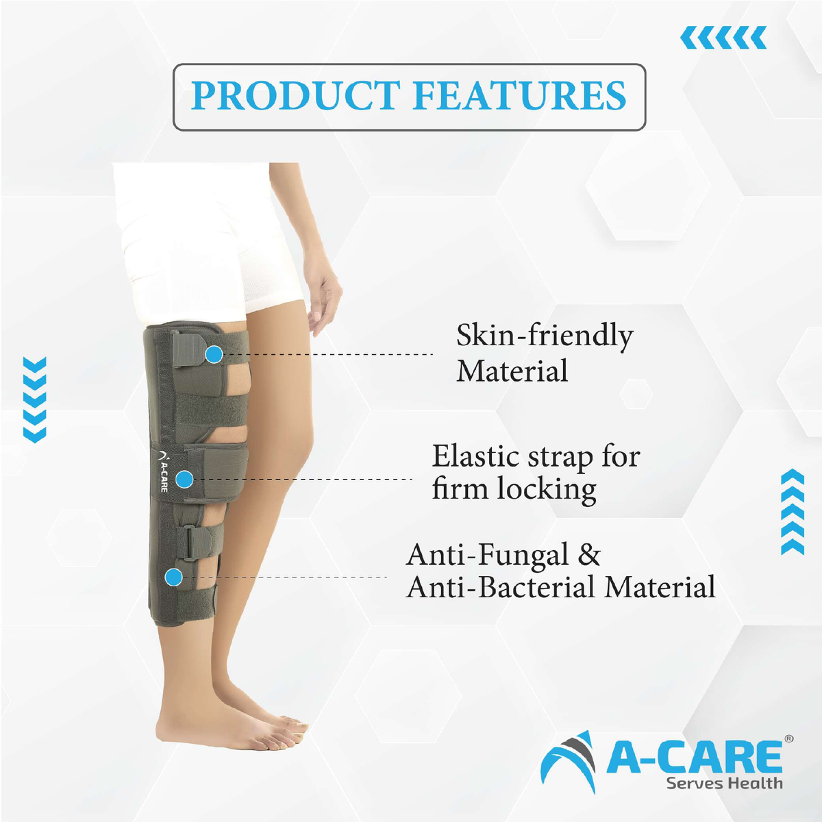 Acare Knee Brace (Long Type) - Surgismart