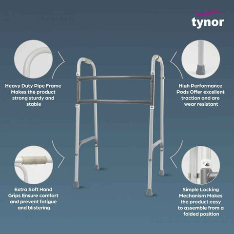 Tynor L-37 Walker Foldable Ergo