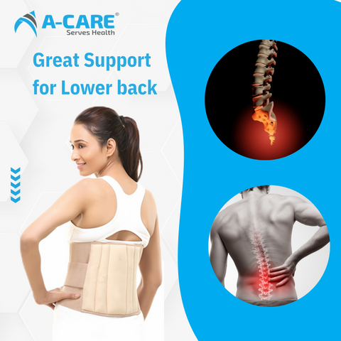 Acare Lumbo-Sacral Double Support (Towel) - Surgismart