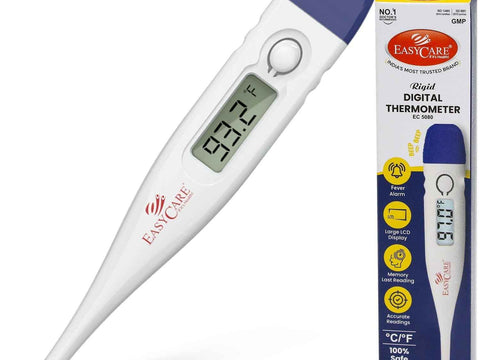 EASYCARE (EC5080) Rigid Digital Thermometer for Kids & Adults