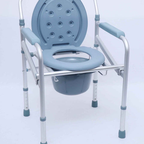 Uphealthy Height Adjustable Aluminium Commode Chair