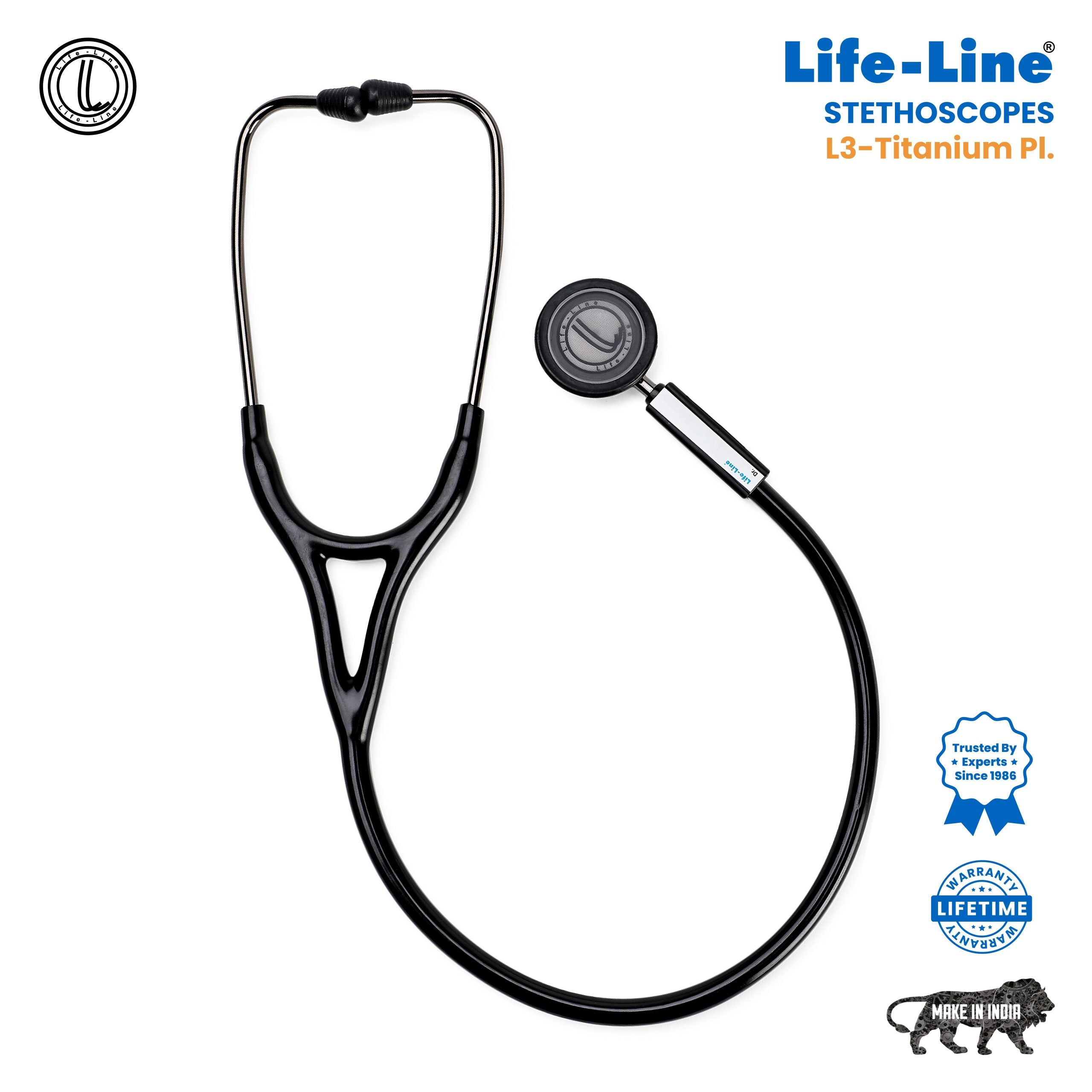 Lifeline Stethoscope L3-Titanium Pl - Surgismart