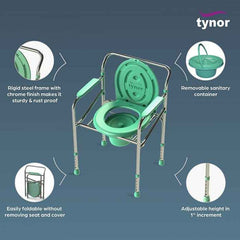 TYNOR COMMODE CHAIR