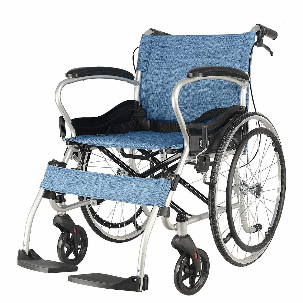 iCare Folding Aluminium Wheel chair - 122B - Surgismart